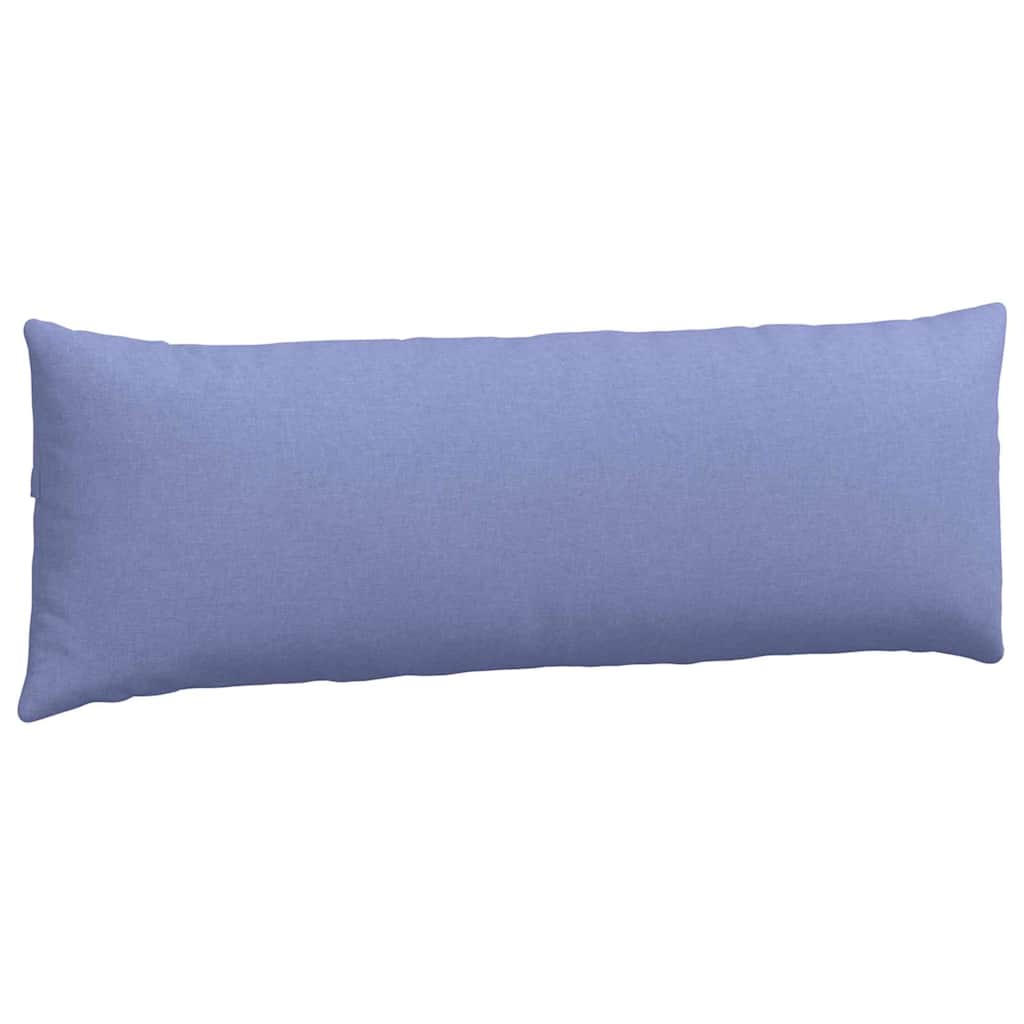 Sofa Pillows 2 pcs Blue 120 x 40 cm Fabric